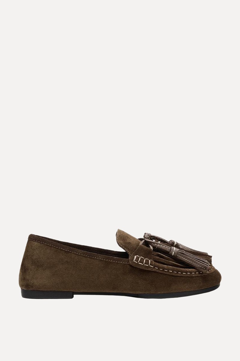 Leather Tassel Loafers