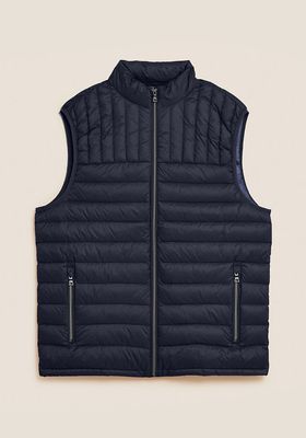 Feather and Down Recycled Gilet 
