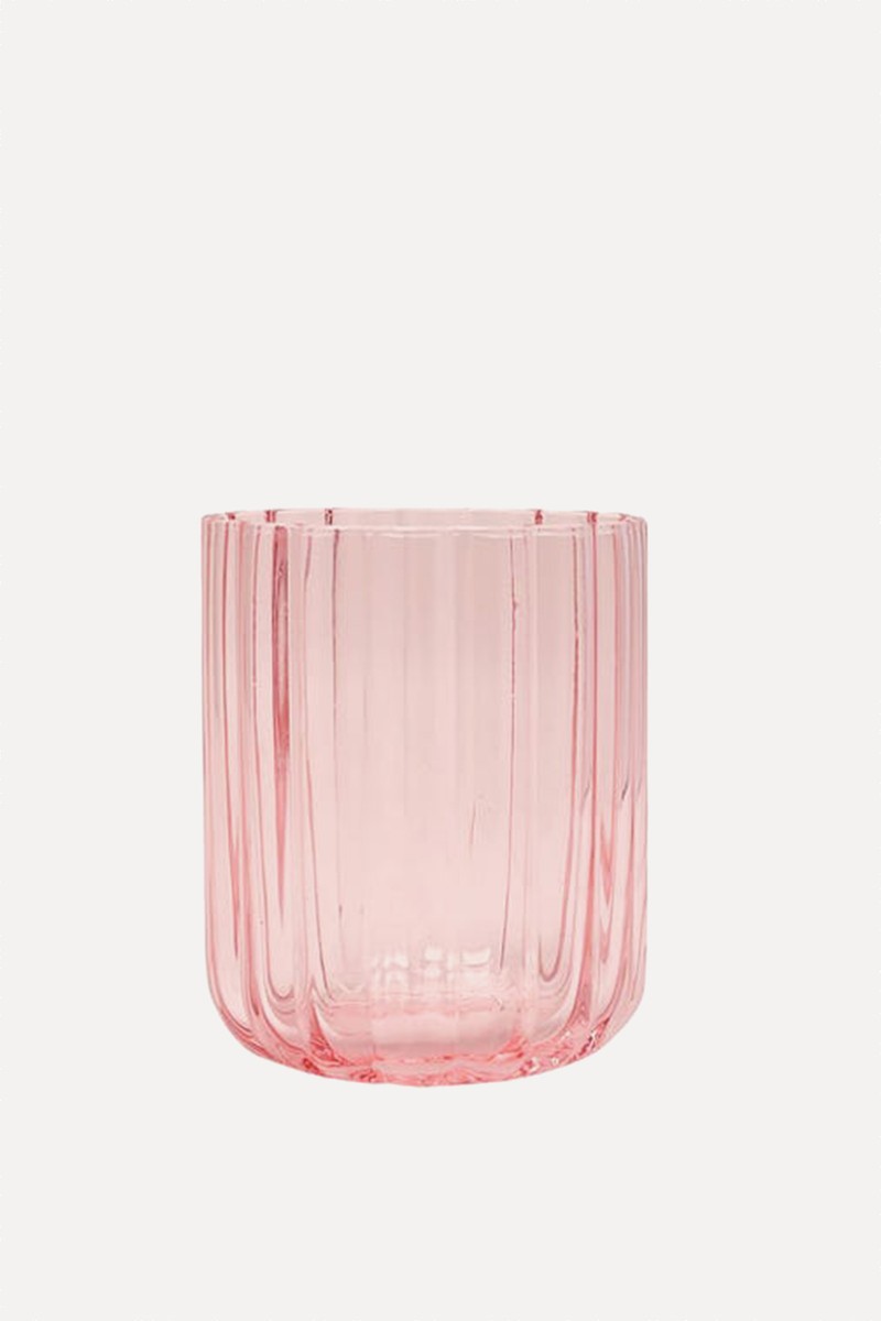 Set Of 2 Hestia Scalloped Small Glass Tumblers from Dunelm