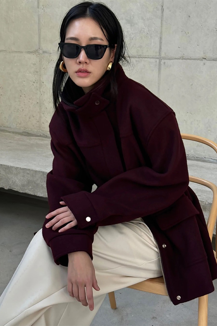 Holbeck Field Wool Jacket from The Frankie Shop