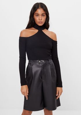 Sweater With Cut-Out Shoulders from Bershka