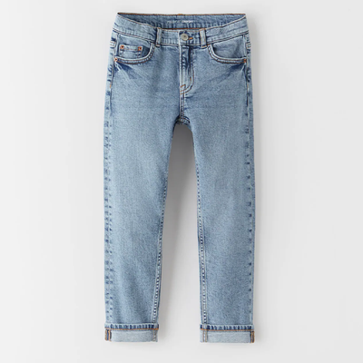 Basic Straight Fit Jeans 