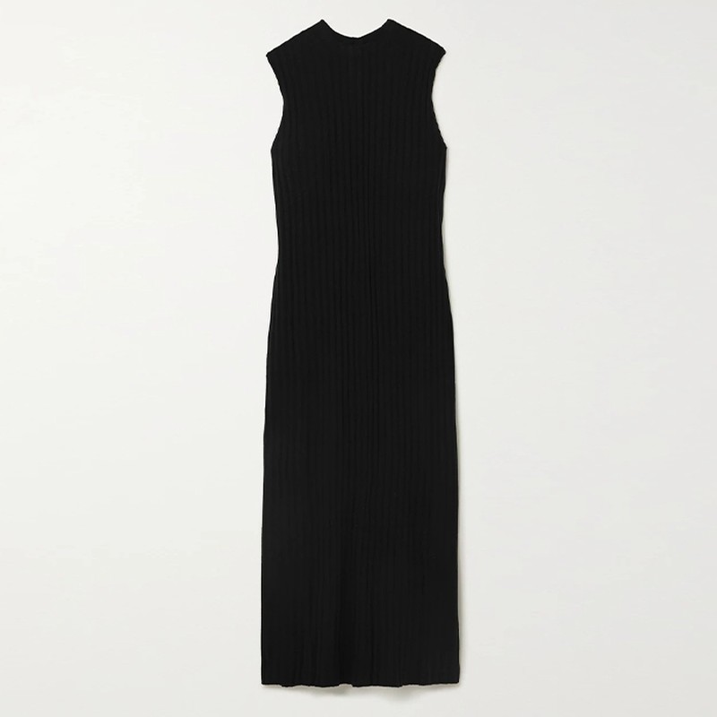 Andrott Ribbed Wool And Cashmere-Blend Maxi Dress from Lou Lou Studio