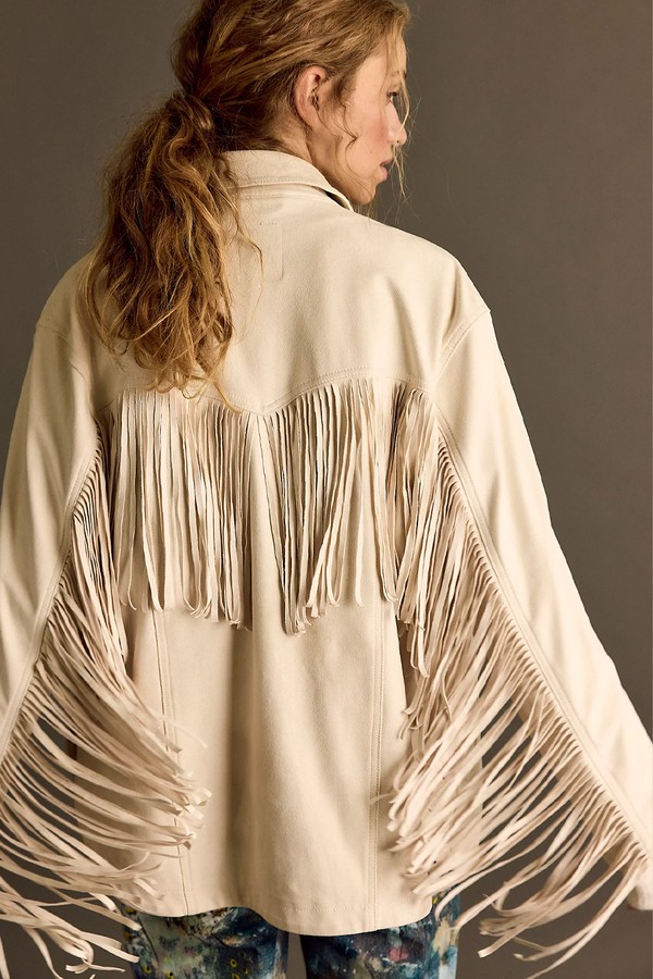 We The Free Fringe Out Vegan Suede Jacket