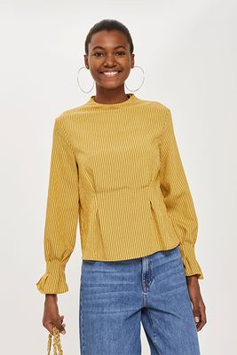 Stripe Tuck Top from Topshop