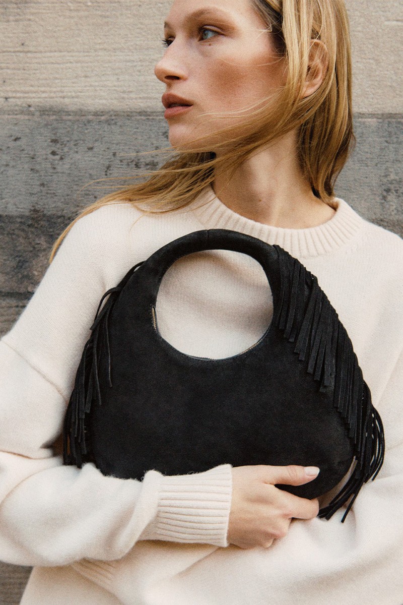 Small Fringed Suede Bag from & Other Stories