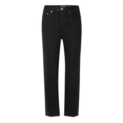 Originals High-rise Stove Pipe Straight-Leg Jeans from Re/Done