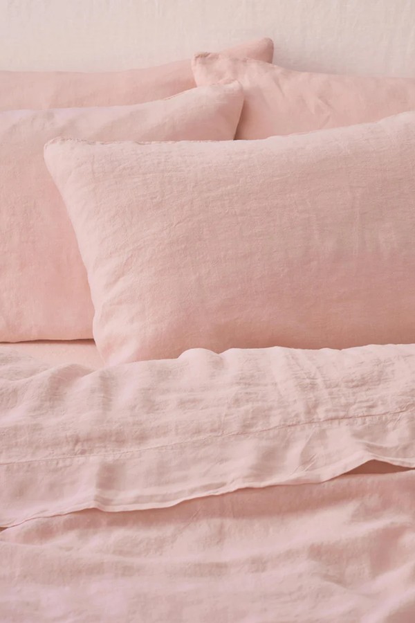 Linen Blend Pillowcases from Piglet In Bed