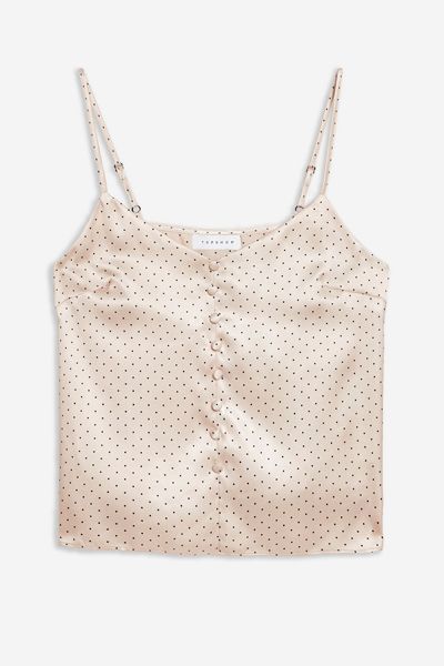 Pink Pinspot Cami from Topshop