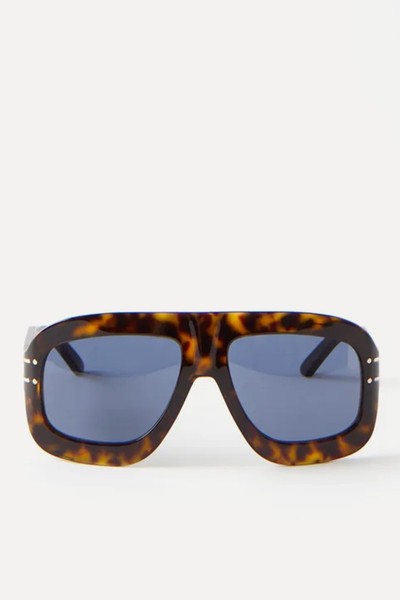 Signature M1U Aviator Acetate Sunglasses from Dior