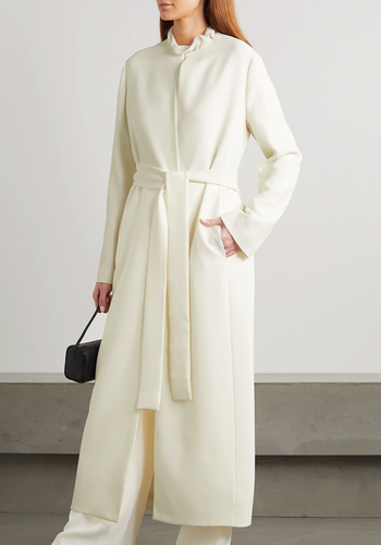 Gail Belted Cady Coat from The Row