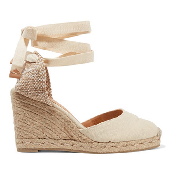 Carina Canvas Wedge Espadrilles from Castañer