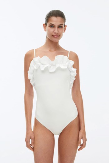 Ruffle Swimsuit from Oysho