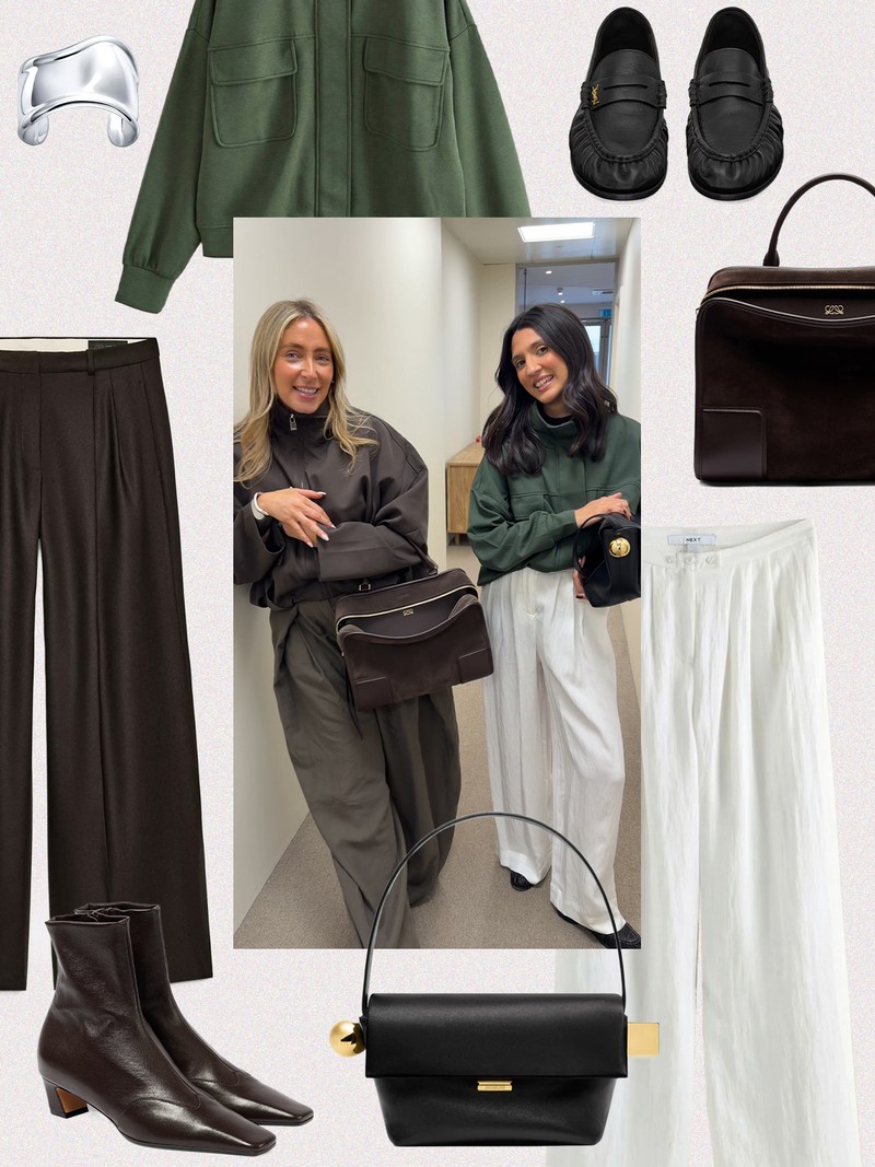 The Cool-Girl Combo We’re Loving: Funnel Neck Jackets & Tailored Trousers