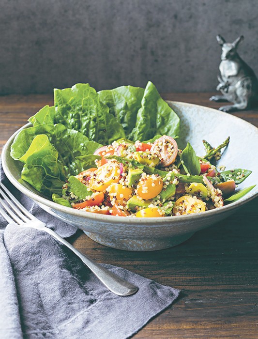 Tomato, Asparagus & Quinoa Salad