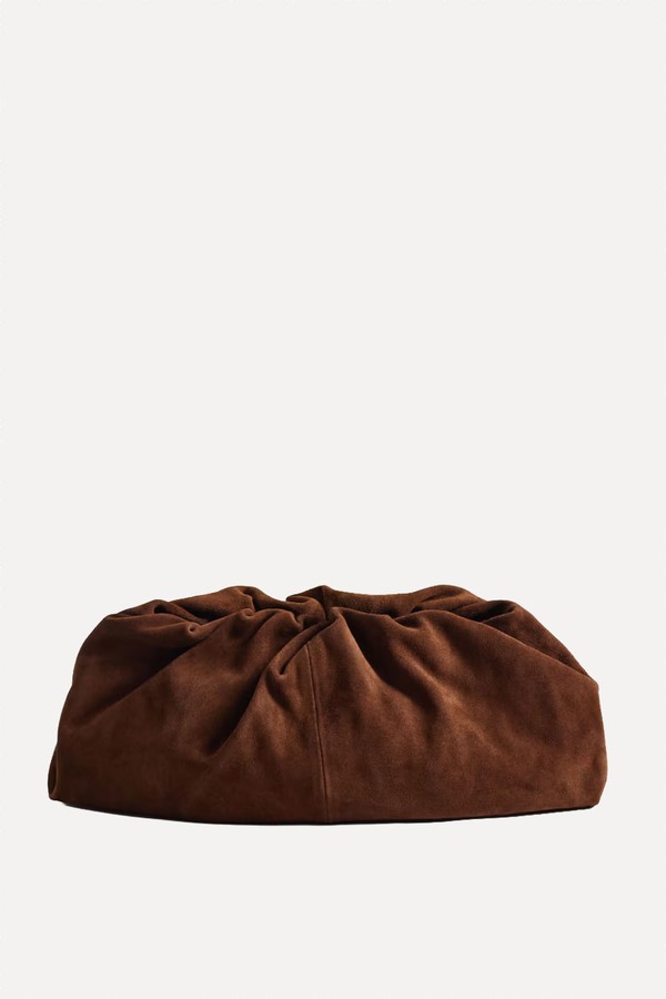 Suede Cloud Clutch Bag from ASOS DESIGN