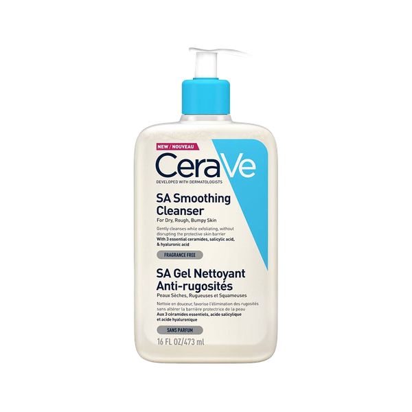 SA Smoothing Cleanser With Salicylic Acid For Dry, Rough & Bumpy Skin from CERAVE