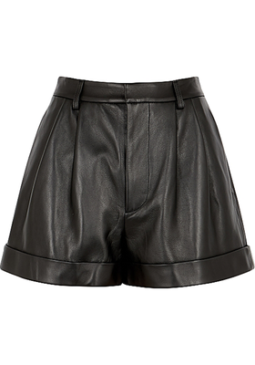 Conry Leather Shorts from Alice + Olivia