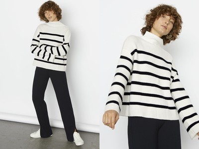 Breton Stripe Rib Jumper, £160