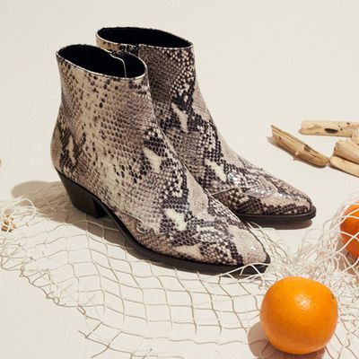 Faux Snakeskin Boots from Claudie Pierlot