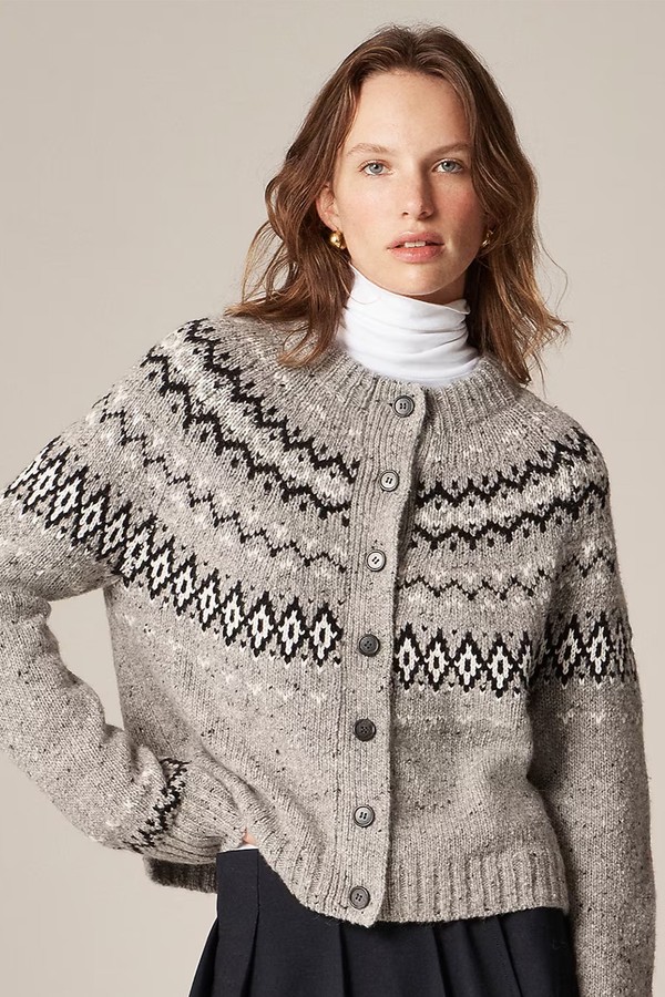 Fair Isle Cardigan from J.Crew