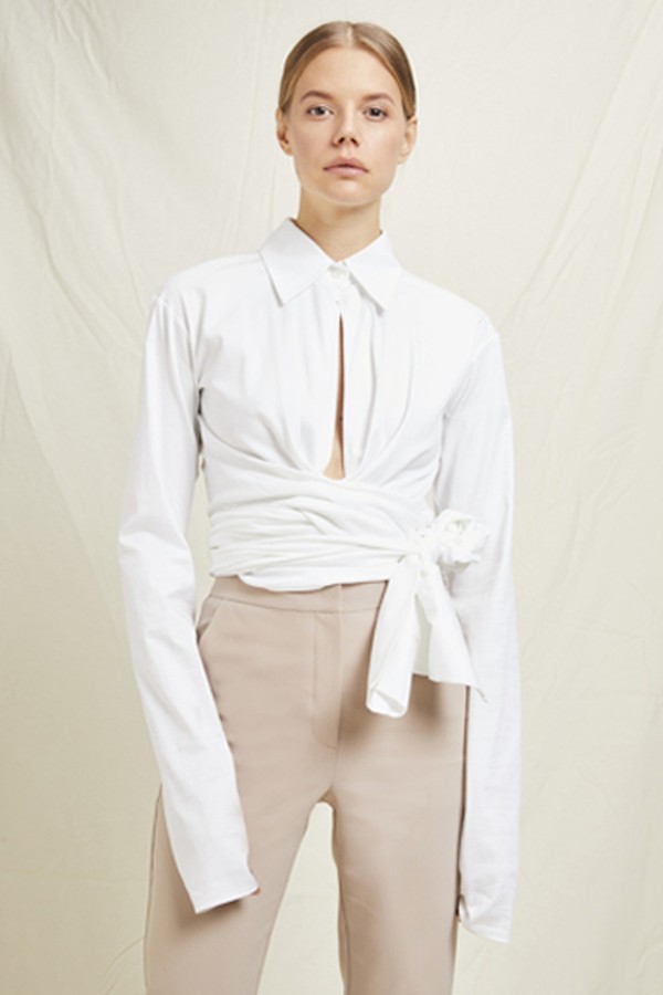Tied Up Classic Poplin Shirt