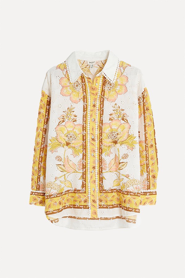 Broderie Floral Shirt from RIVER ISLAND