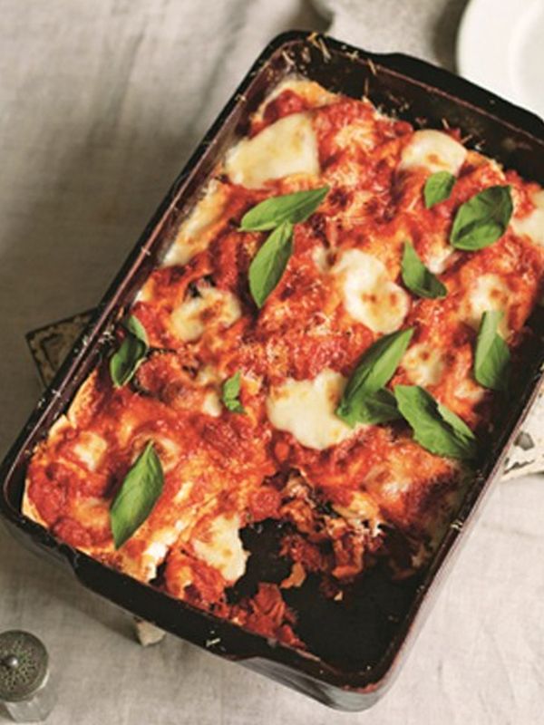 Tomato And Ricotta Lasagne With Pane Carasau