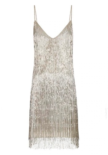 Athena Silver Dress from Javier Osorio