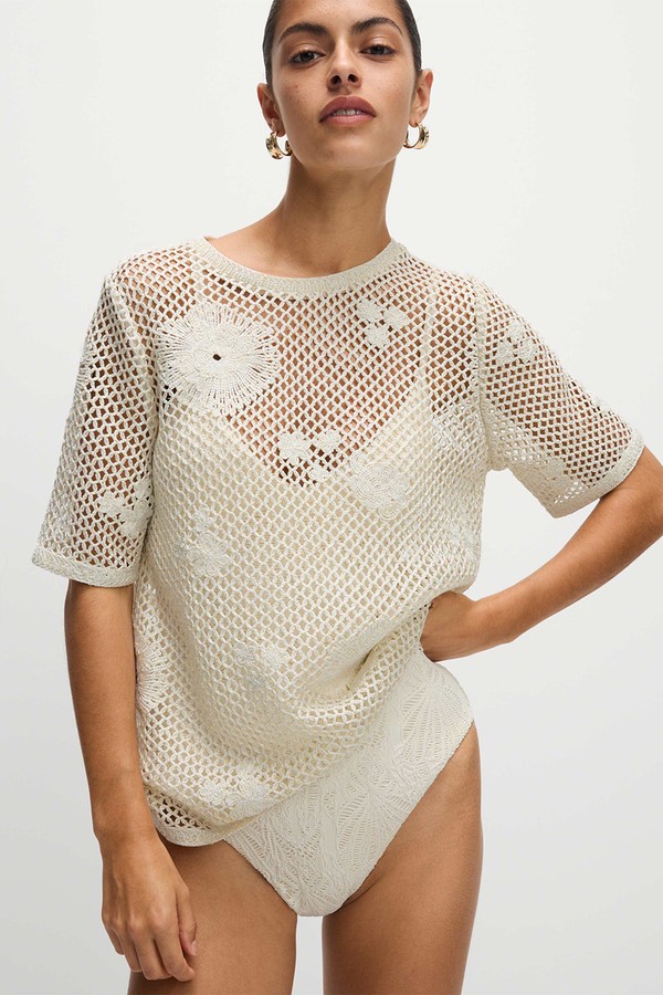 Crochet Sparkly T-Shirt