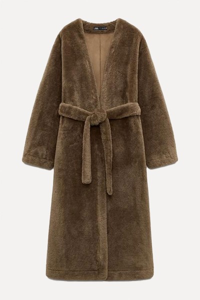 Long Faux Fur Coat