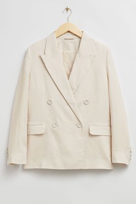 Relaxed-Fit Double-Breasted Tailored Blazer from & Other Stories