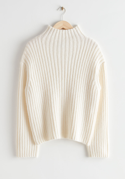 Oversized Rib Knit Sweater