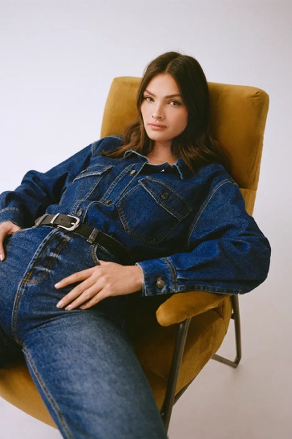 The Denim Oversized Shirt from Warehouse