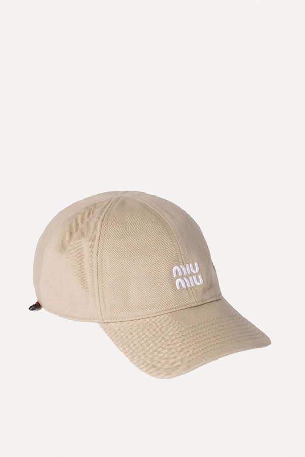 Denim Baseball Cap from Miu Miu