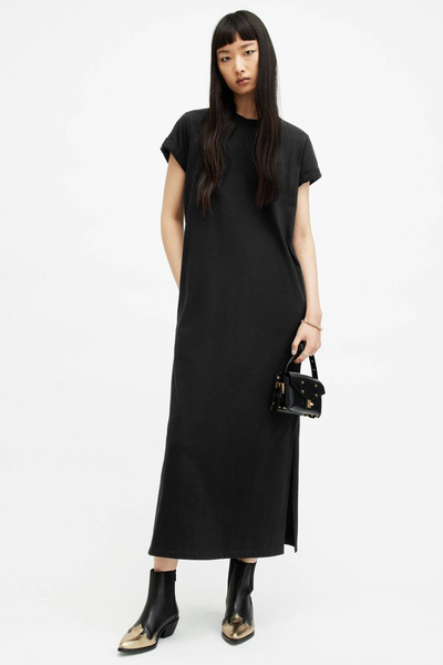 Anna Crew Neck Short Sleeve Maxi Dress  from AllSaints