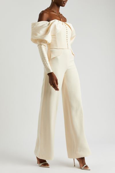 Empire Wide Leg Trousers, £415 | Nafsika Skourti