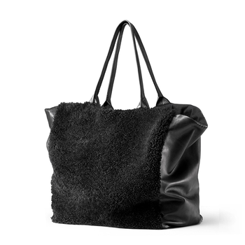 Black Sheepskin Hobo