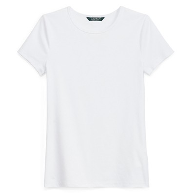 Stretch Cotton Knit Tee