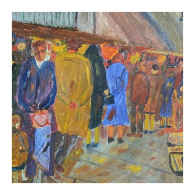 Portobello Road Oil Painting from Cunningham White's