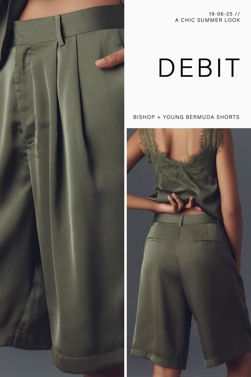 Silky Bermuda Shorts from BISHOP + YOUNG