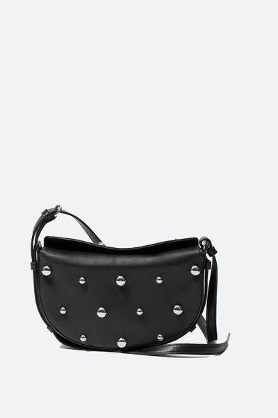 Studded Leather Shoulder Bag