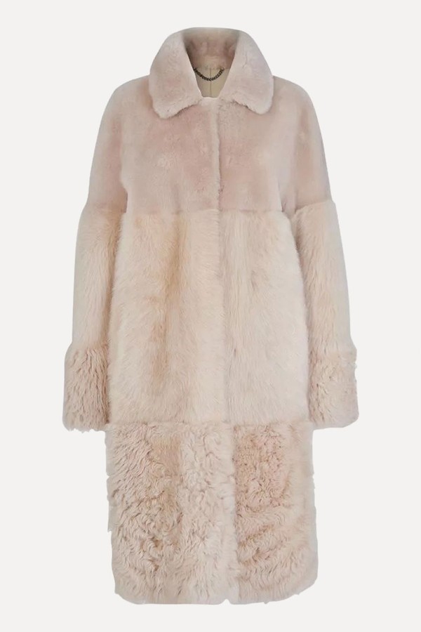 Cossma Relaxed-Fit Shearling Coat from Whistles