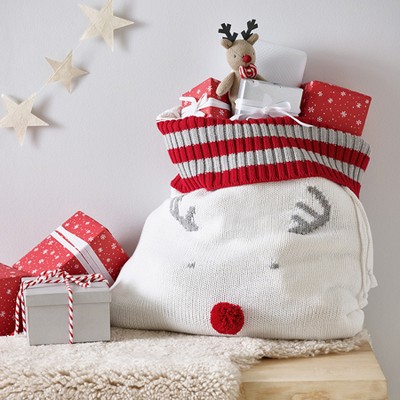 Jingles Knitted Present Sack