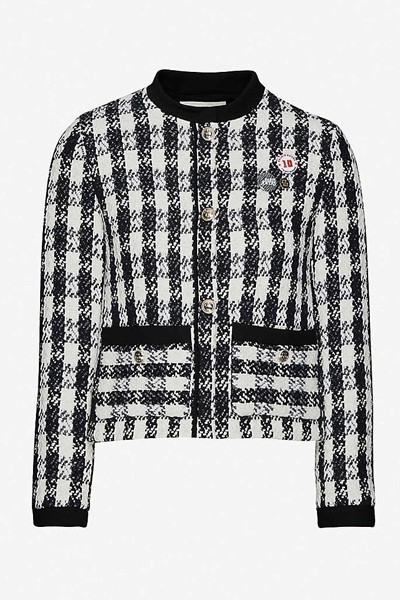 Cotton-Blend Tweed Jacket from Maje