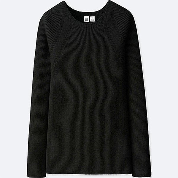 Ribbed Crew Neck Sweater