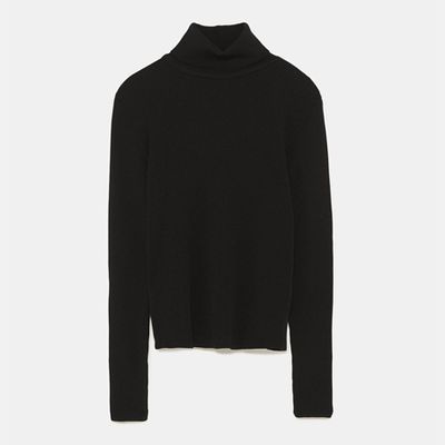 Ribbed Turtleneck Sweater from Zara