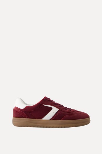 Retro Velvet Trainers from Bershka