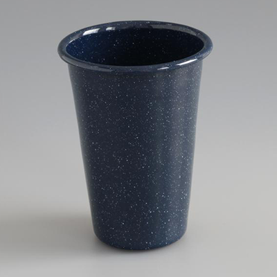 Flecked Enamel Tumbler Navy from Crow Canyon