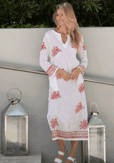 Guadalupe Cotton Maxi Tunic, £75 | Aspiga